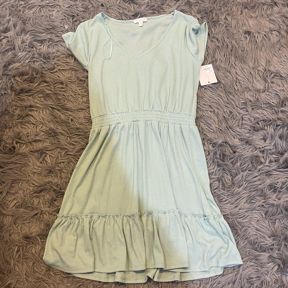 Mint green dress